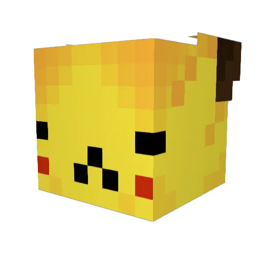 DKGOTTLEON Minecraft avatar head, 3D render