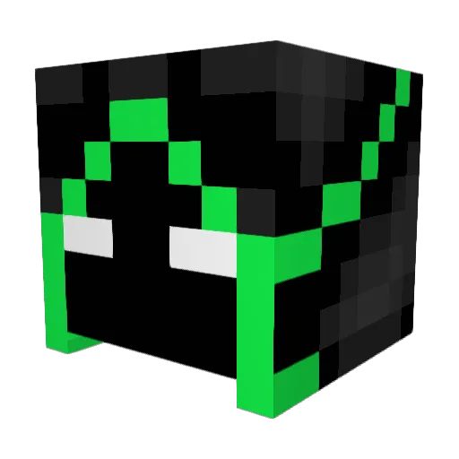 DKINGRHINO Minecraft avatar head, 3D render