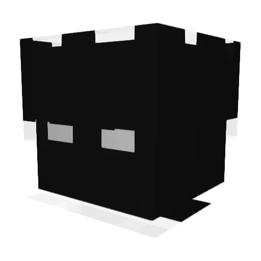 DKM Minecraft avatar head, 3D render