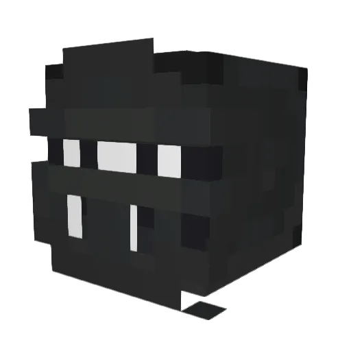 DKMeister_Michi Minecraft avatar head, 3D render