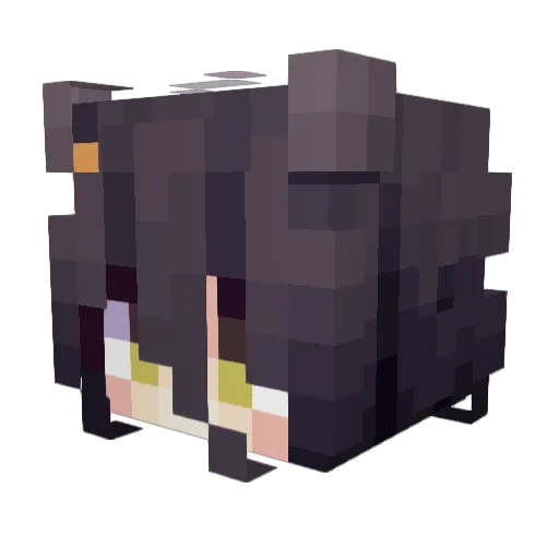 DKSummitt Minecraft avatar head, 3D render