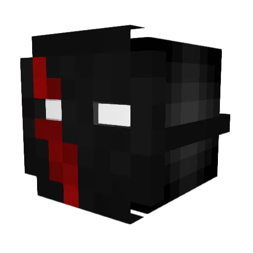 DKXLZ Minecraft avatar head, 3D render
