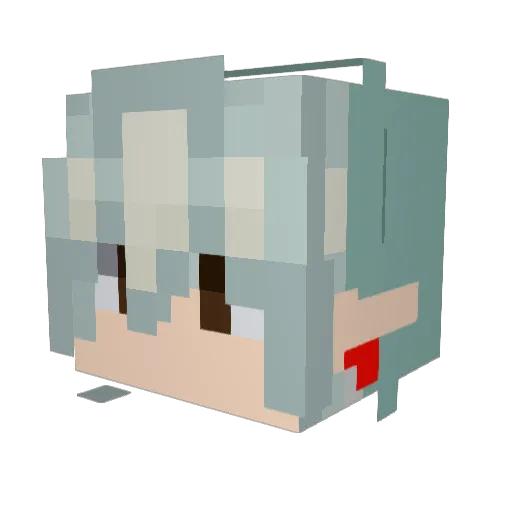 DK_Camargo Minecraft avatar head, 3D render