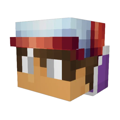 DK_Mythur Minecraft avatar head, 3D render