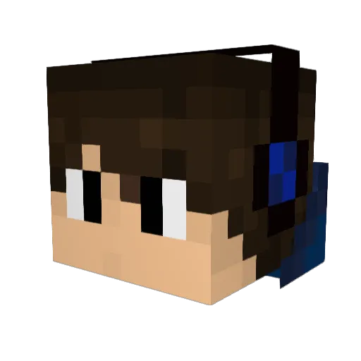 DKboy2001 Minecraft avatar head, 3D render