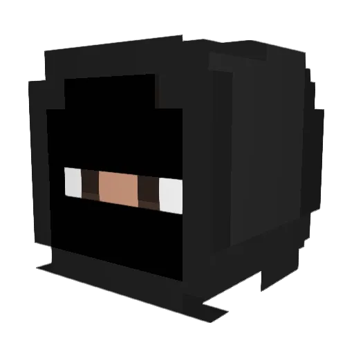 DL2savv Minecraft avatar head, 3D render