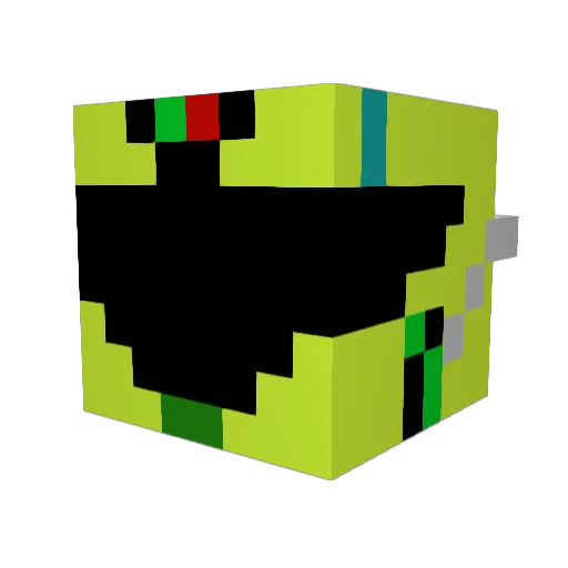 DLBukowski Minecraft avatar head, 3D render