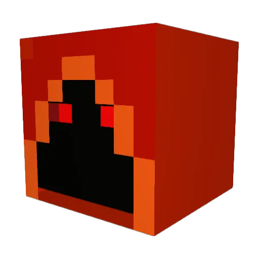 DLCPS Minecraft avatar head, 3D render