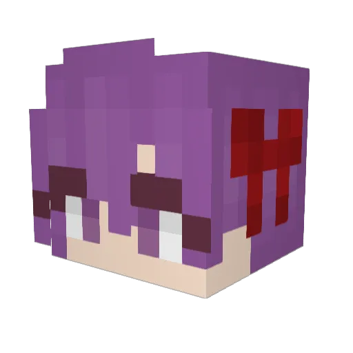 DLCSGO Minecraft avatar head, 3D render