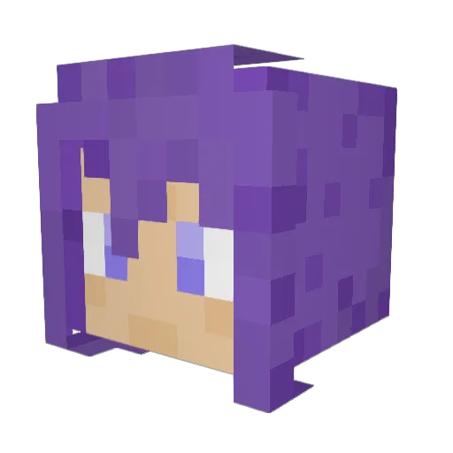 DLNdrillbreak Minecraft avatar head, 3D render