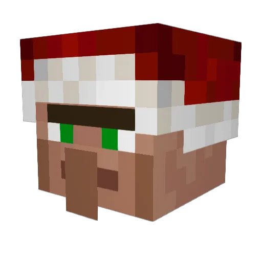 DLTMDRL777 Minecraft avatar head, 3D render
