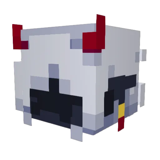 DLoHXIX Minecraft avatar head, 3D render