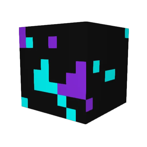 DMCQB Minecraft avatar head, 3D render