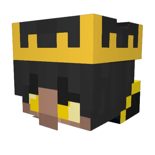 DMGbuilder Minecraft avatar head, 3D render