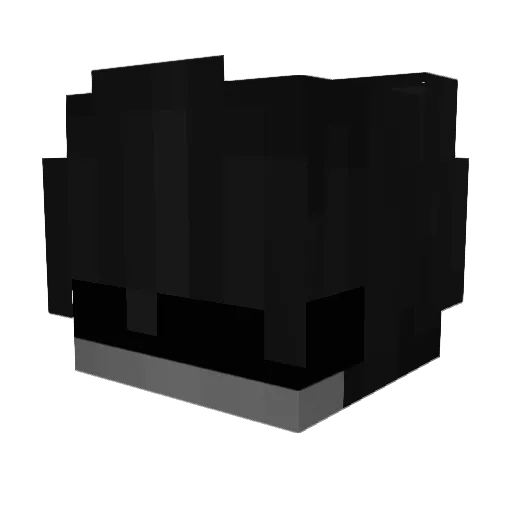 DMN1903 Minecraft avatar head, 3D render