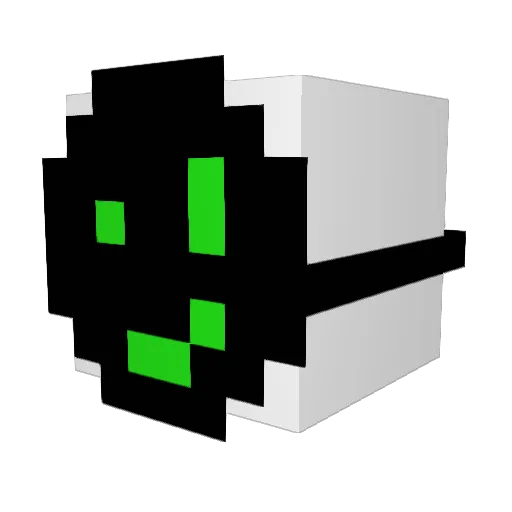 DMR221 Minecraft avatar head, 3D render