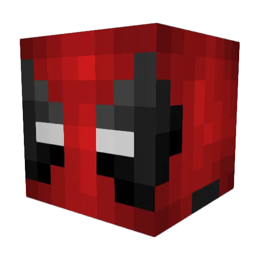 DM_Dibbles Minecraft avatar head, 3D render