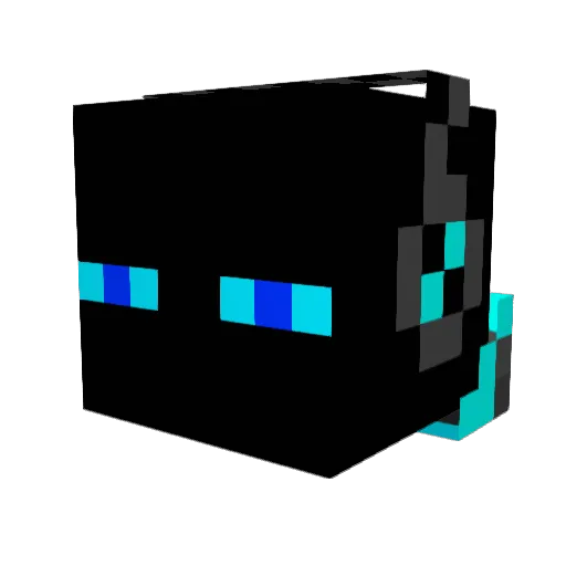 DM_gamer100 Minecraft avatar head, 3D render