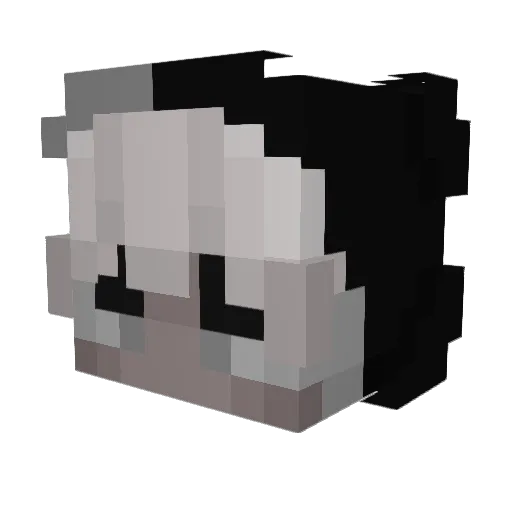 DMakeOutHill Minecraft avatar head, 3D render