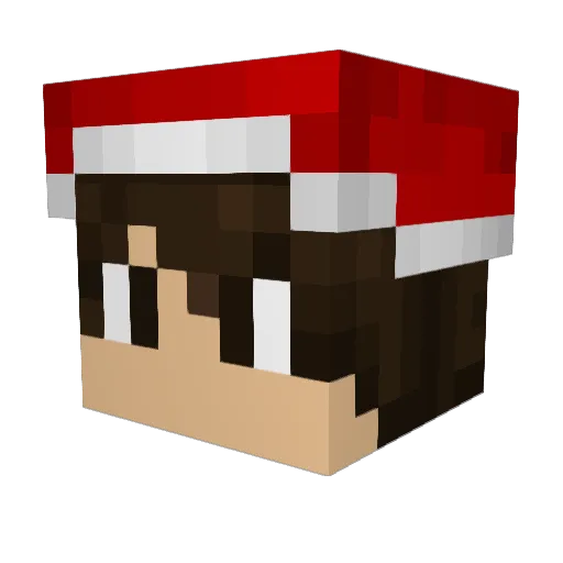 DMaybes Minecraft avatar head, 3D render