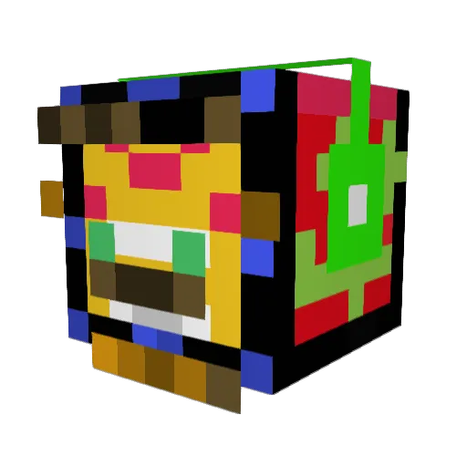 DMcJONES66 Minecraft avatar head, 3D render