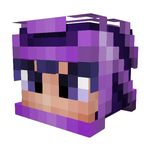 DMoCRT Minecraft avatar head, 3D render