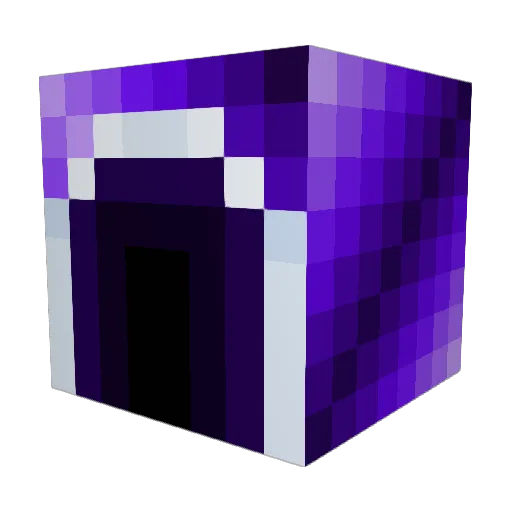 DNATsu Minecraft avatar head, 3D render