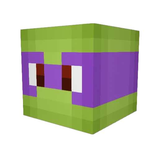 DNH_GECKO7 Minecraft avatar head, 3D render