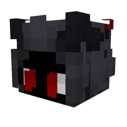 DNMXD Minecraft avatar head, 3D render