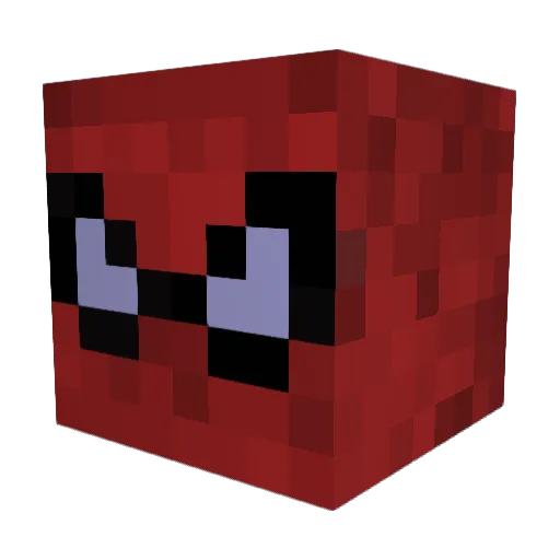 DODE2K Minecraft avatar head, 3D render