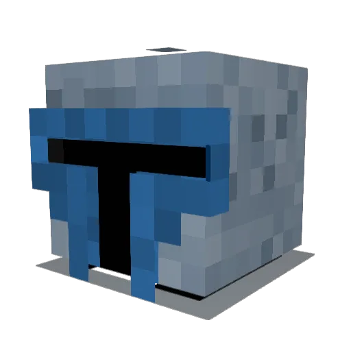 DODOESPYN Minecraft avatar head, 3D render