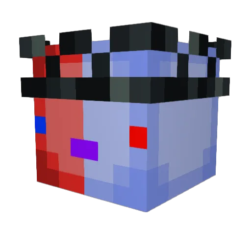DOERKAEN Minecraft avatar head, 3D render