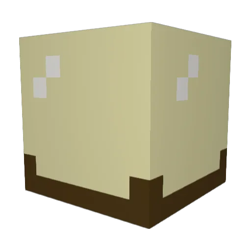 DOGGYZ7 Minecraft avatar head, 3D render