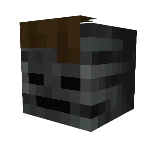 DOMI2502 Minecraft avatar head, 3D render