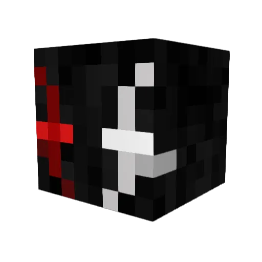 DOMIZION Minecraft avatar head, 3D render