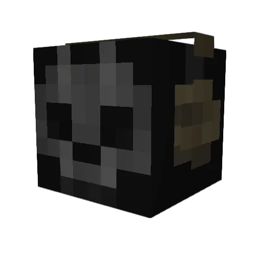 DOMOL2 Minecraft avatar head, 3D render