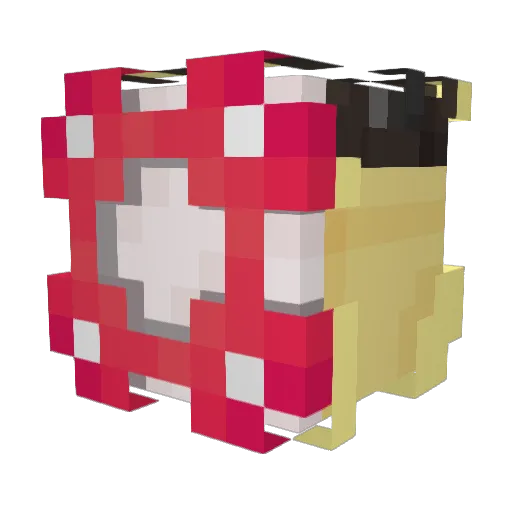 DONG_FORTNITE Minecraft avatar head, 3D render