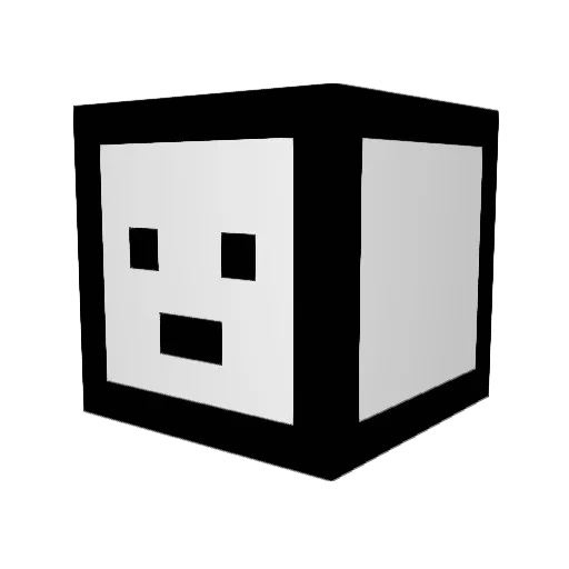 DONMISTER Minecraft avatar head, 3D render