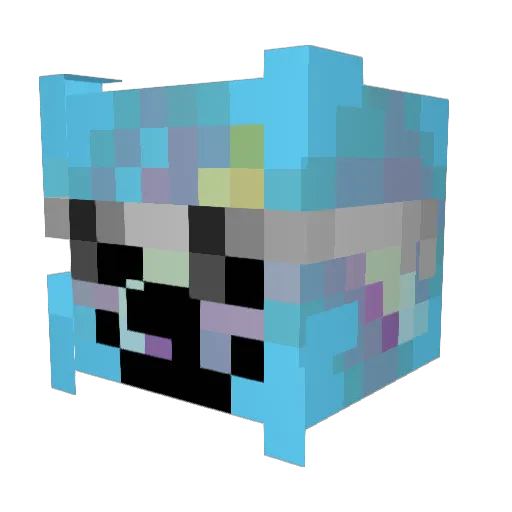 DONNACHIE Minecraft avatar head, 3D render