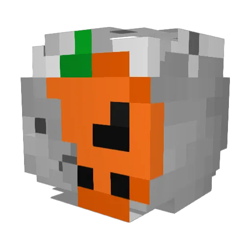 DONUT_DOGGY Minecraft avatar head, 3D render