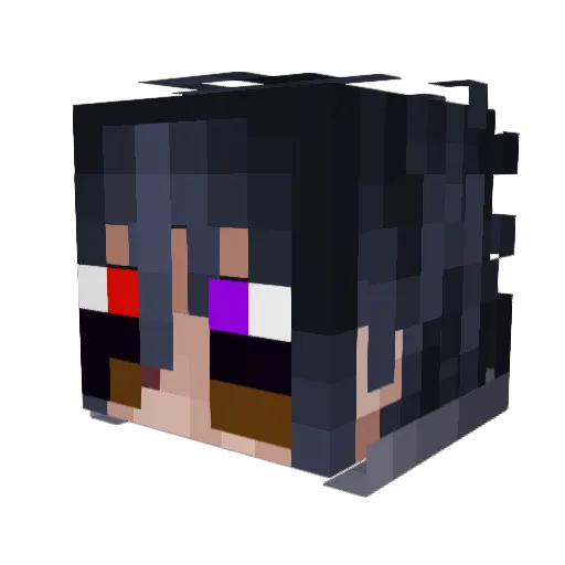 DON_Chapo Minecraft avatar head, 3D render