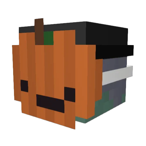 DON_PALOMINO Minecraft avatar head, 3D render