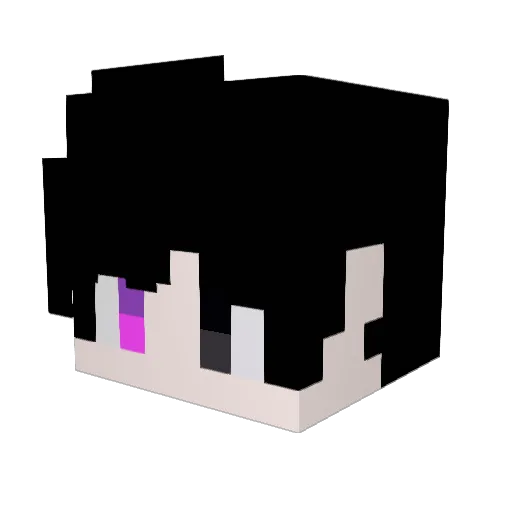 DOODAHADA Minecraft avatar head, 3D render