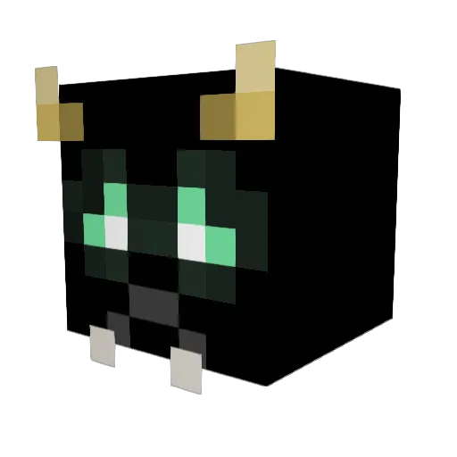 DOOMEDcreative Minecraft avatar head, 3D render