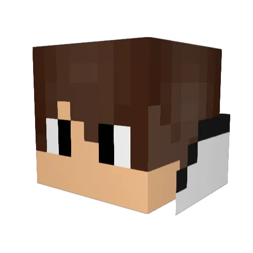 DOOMSDAY808 Minecraft avatar head, 3D render