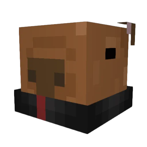 DOPEBOY562 Minecraft avatar head, 3D render