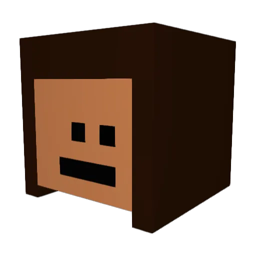 DORATEKINZ Minecraft avatar head, 3D render