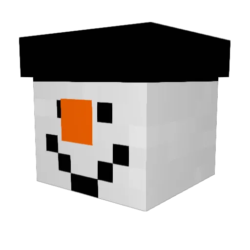 DORATHEGEEKER Minecraft avatar head, 3D render