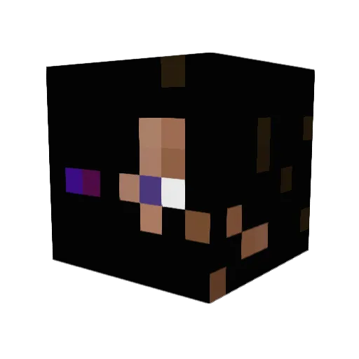 DORIANPTI Minecraft avatar head, 3D render