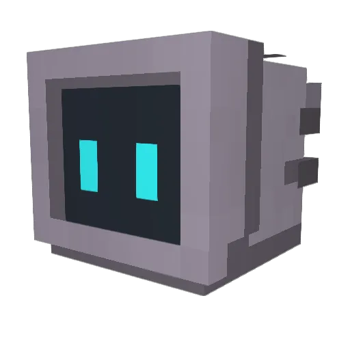 DOROEE Minecraft avatar head, 3D render